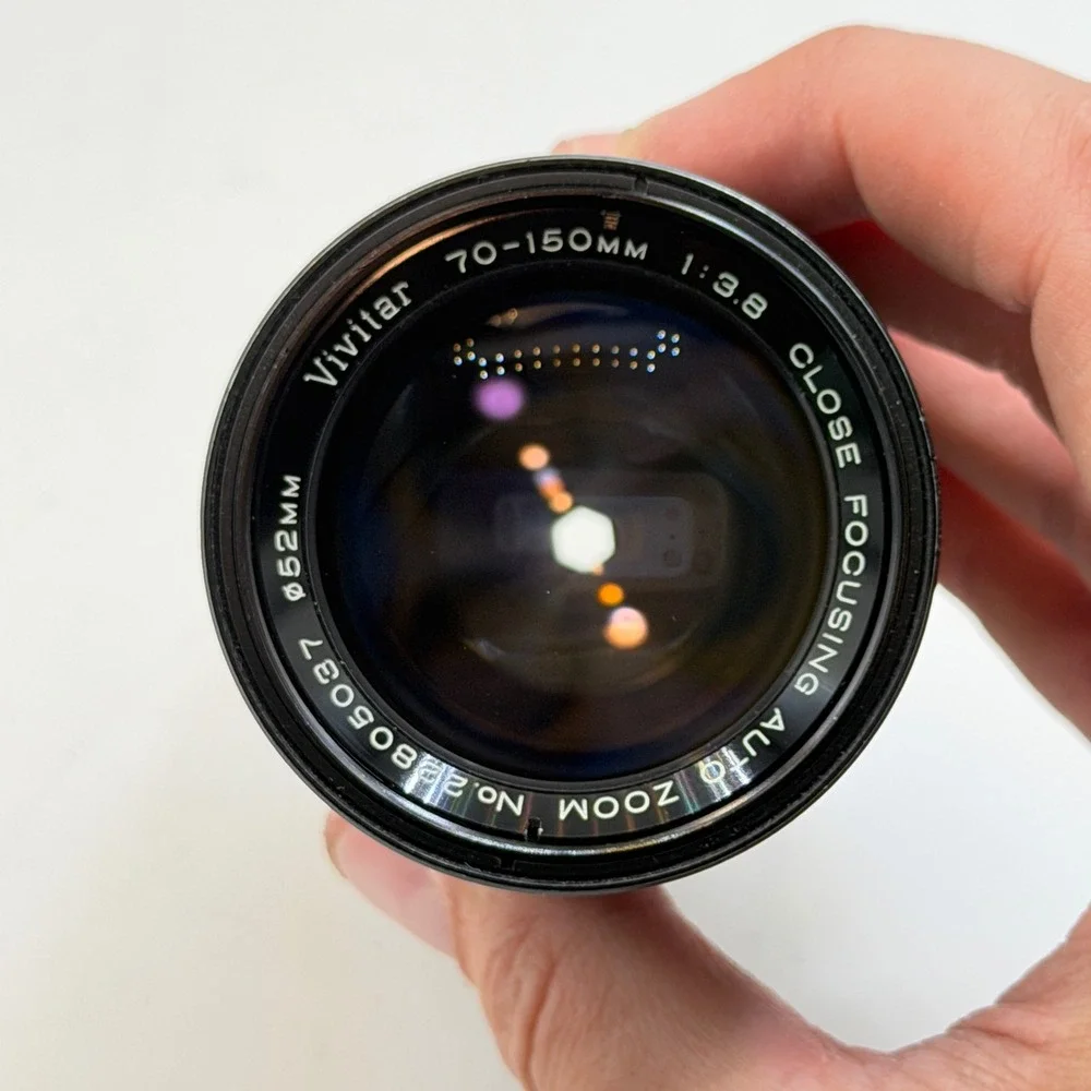 Vintage Lens Lot Vivitar 70-150mm Takumar 135mm f2.5 Promaster 28-70mm Nikon